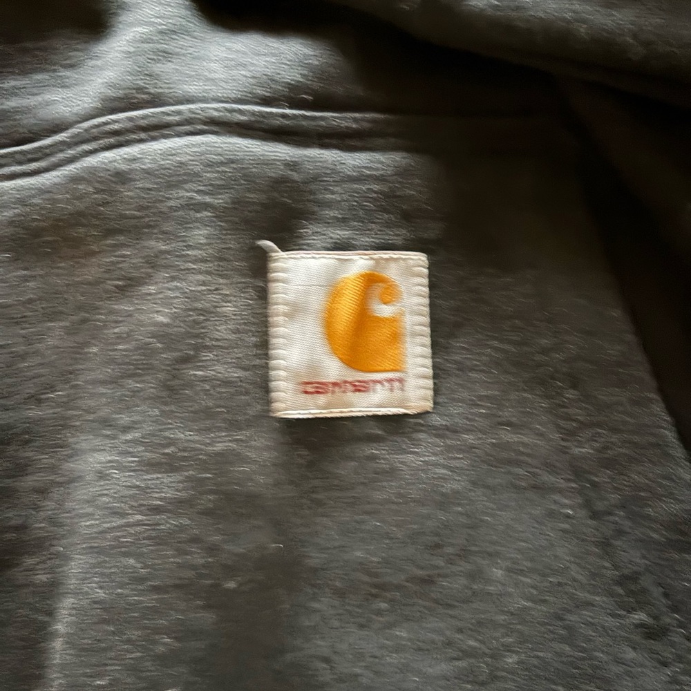 Carhartt Men's Black Hoodie with Sleeve Logo. Brand new either sex. - Picture 3 of 8